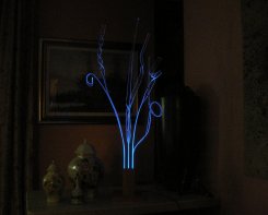 Lampada in plexiglass a led - Fiori in festa